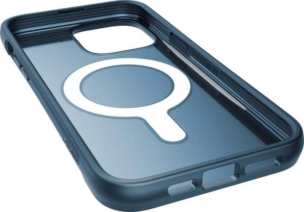 Raptic X-Doria Clutch Apple iPhone 14 Pro Max su MagSafe dėklas telefonui mėlynos spalvos