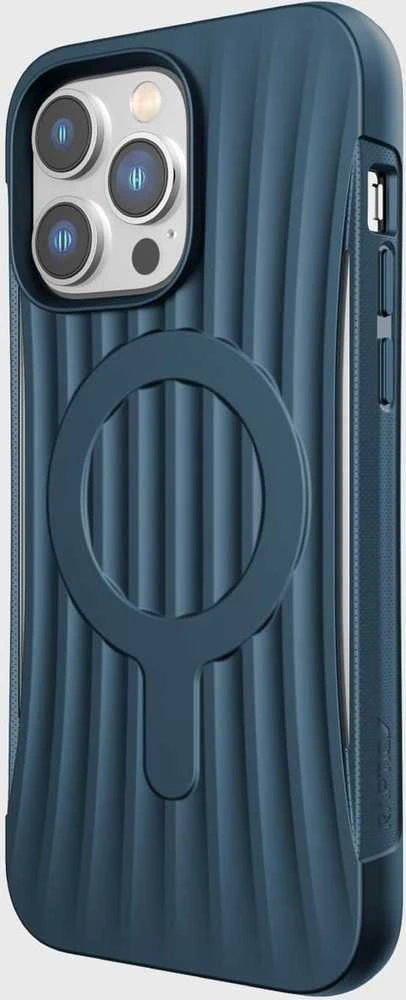 Raptic X-Doria Clutch Apple iPhone 14 Pro Max su MagSafe dėklas telefonui mėlynos spalvos