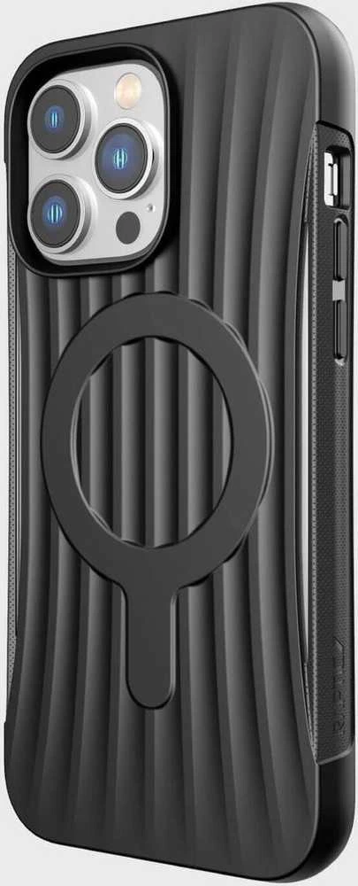 Raptic X-Doria Clutch Apple iPhone 14 Pro Max su MagSafe dėklas telefonui juodos spalvos