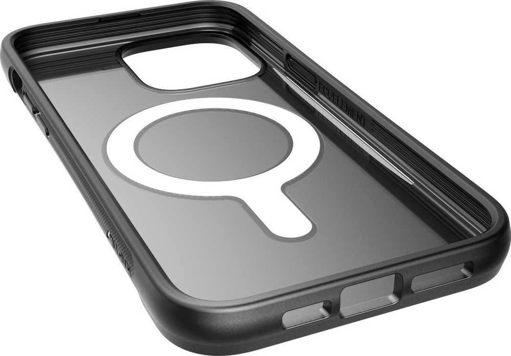 Raptic X-Doria Clutch Apple iPhone 14 Pro Max su MagSafe dėklas telefonui juodos spalvos