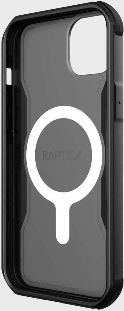 Raptic X-Doria Fort Apple iPhone 14 Plus su MagSafe armored dėklas telefonui juodos spalvos