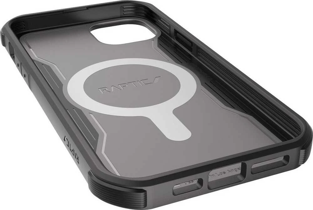 Raptic X-Doria Fort Apple iPhone 14 Plus su MagSafe armored dėklas telefonui juodos spalvos