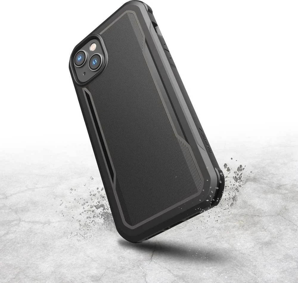 Raptic X-Doria Fort iPhone 14 Pro Max MagSafe armored dėklas telefonui juodos spalvos