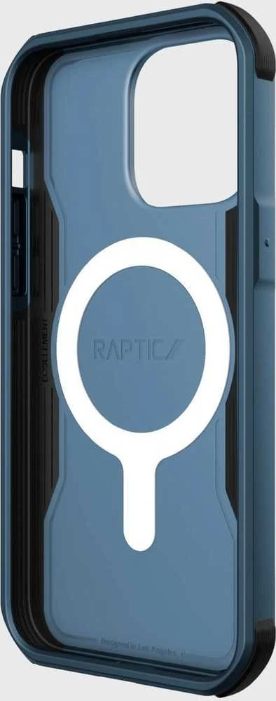 Raptic X-Doria Fort Apple iPhone 14 Pro Max su MagSafe armored dėklas telefonui mėlynos spalvos