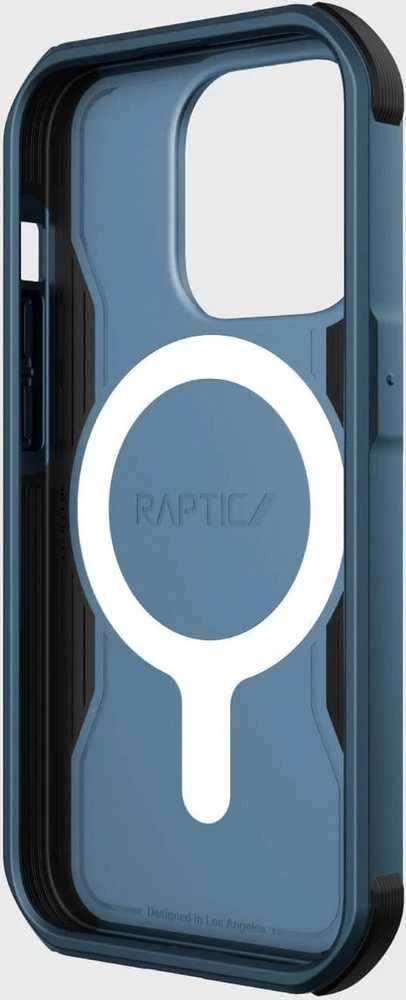 Raptic X-Doria Fort Apple iPhone 14 Pro su MagSafe armored dėklas telefonui mėlynos spalvos