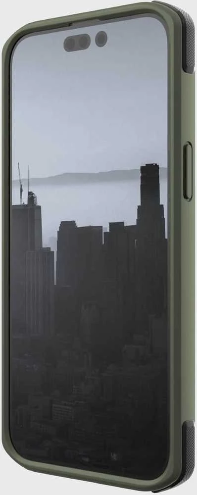 Raptic X-Doria Secure Apple iPhone 14 Pro su MagSafe armored dėklas telefonui žalios spalvos