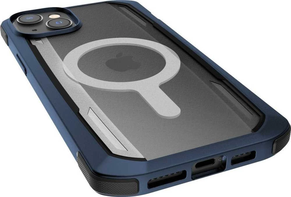 Raptic X-Doria Secure Apple iPhone 14 Pro Max su MagSafe armored dėklas telefonui mėlynos spalvos