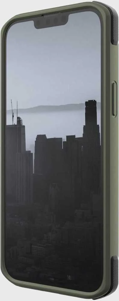 Raptic X-Doria Secure iPhone 14 Plus su MagSafe armored dėklas telefonui žalios spalvos