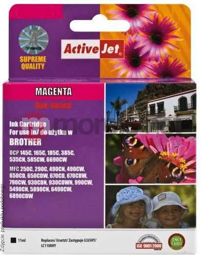 Rašalo Kasetė - Activejet AB-1240MNX 12 ml Suderinama su Brother LC1240M Magenta