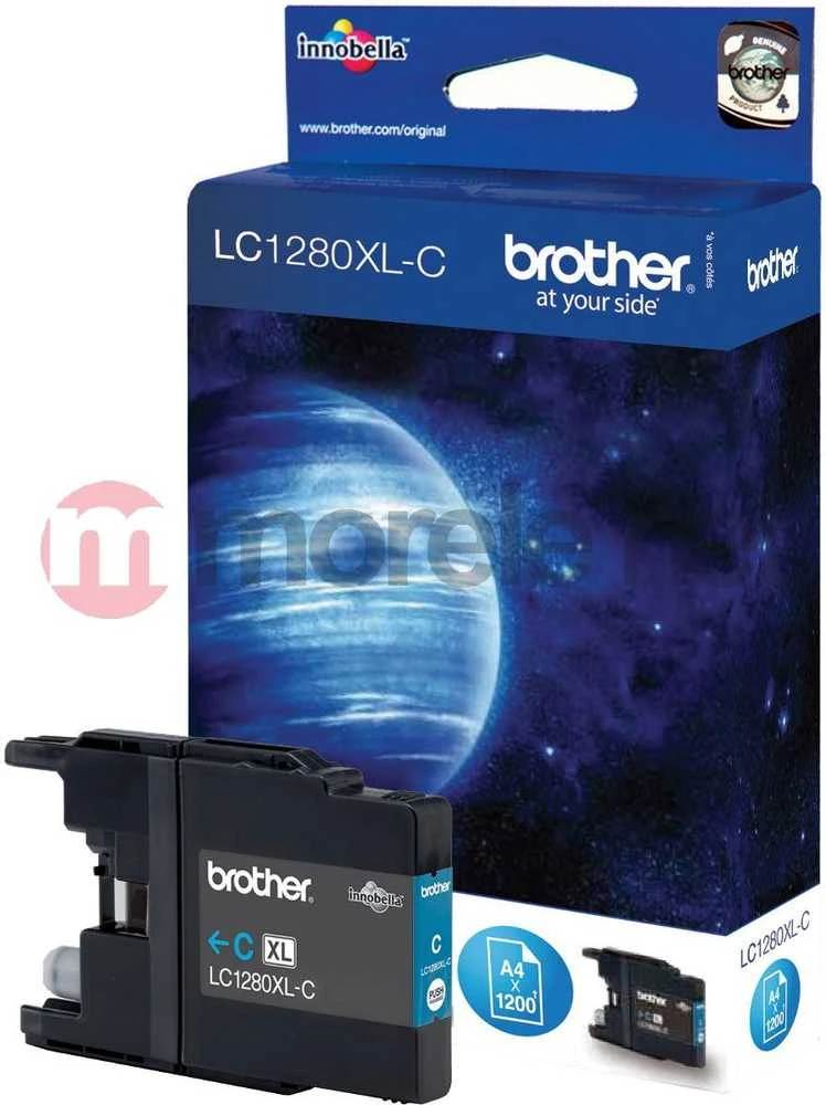Originalus rašalas Brother LC-1280XLC (žydra)