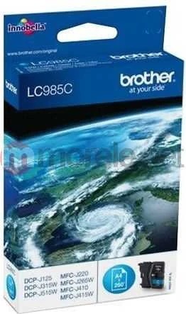 „Brother LC985C“ rašalo kasetė, žalsvai mėlyna