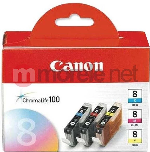 Rašalas „Canon“ rašalas CLI-8CMY / 0621B029 (žydra, purpurinė, geltona, juoda)