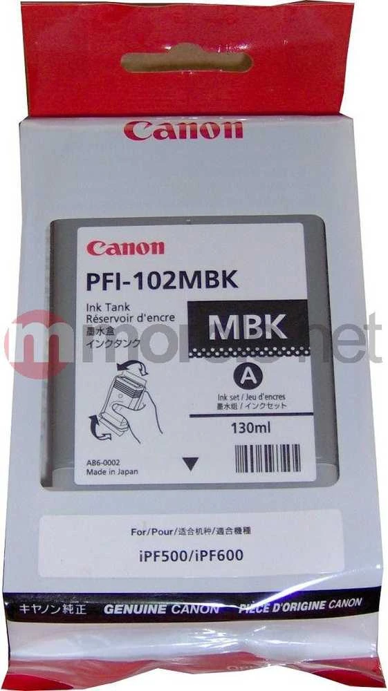 Ink Canon rašalas PFI-102MBK (matinė juoda)