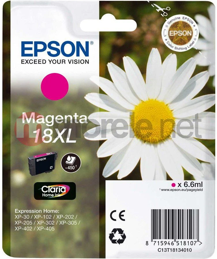 Rašalas Epson rašalas T1813 (C13T18134010) Magenta