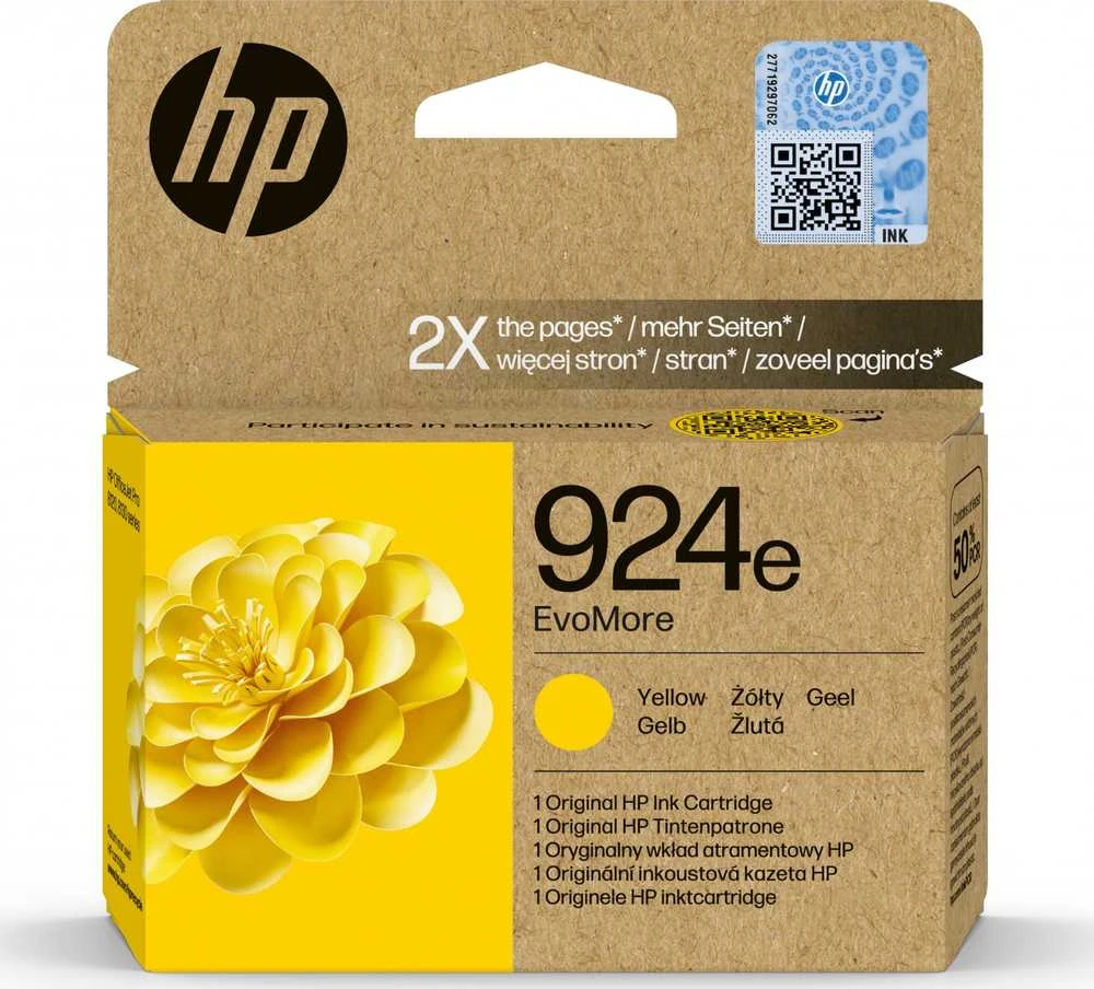 HP No. 924 geltona EVO MORE