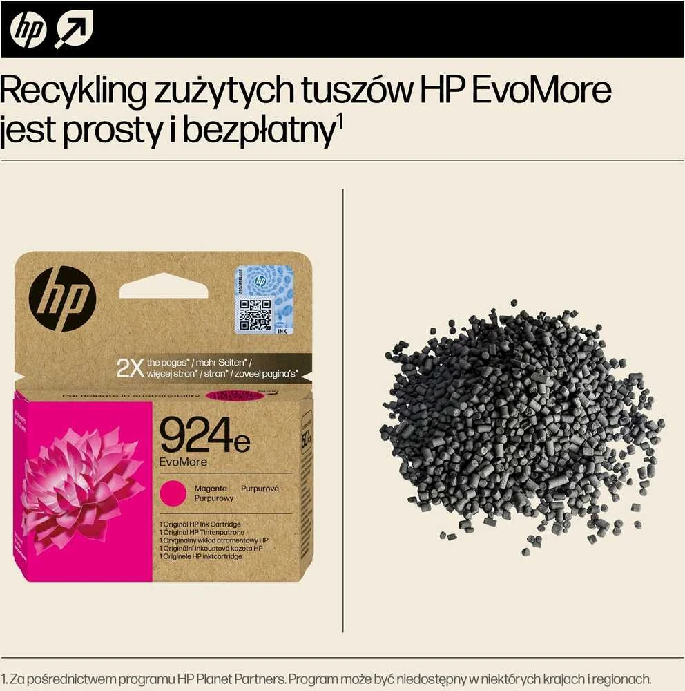 More HP Nr. 924 violetinė EVO DAUGIAU