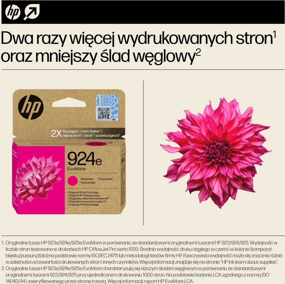More HP Nr. 924 violetinė EVO DAUGIAU