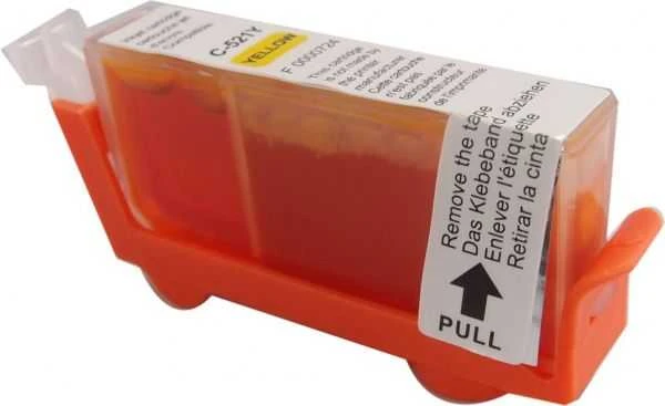 Su UPrint suderinamas rašalas / rašalas su CLI521Y, C-521Y, geltonas, 510s, 10 ml, su lustu