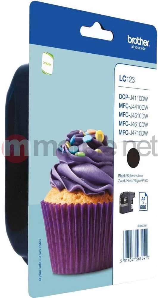 Brother LC123BK | Ink Cartridge | Juodas