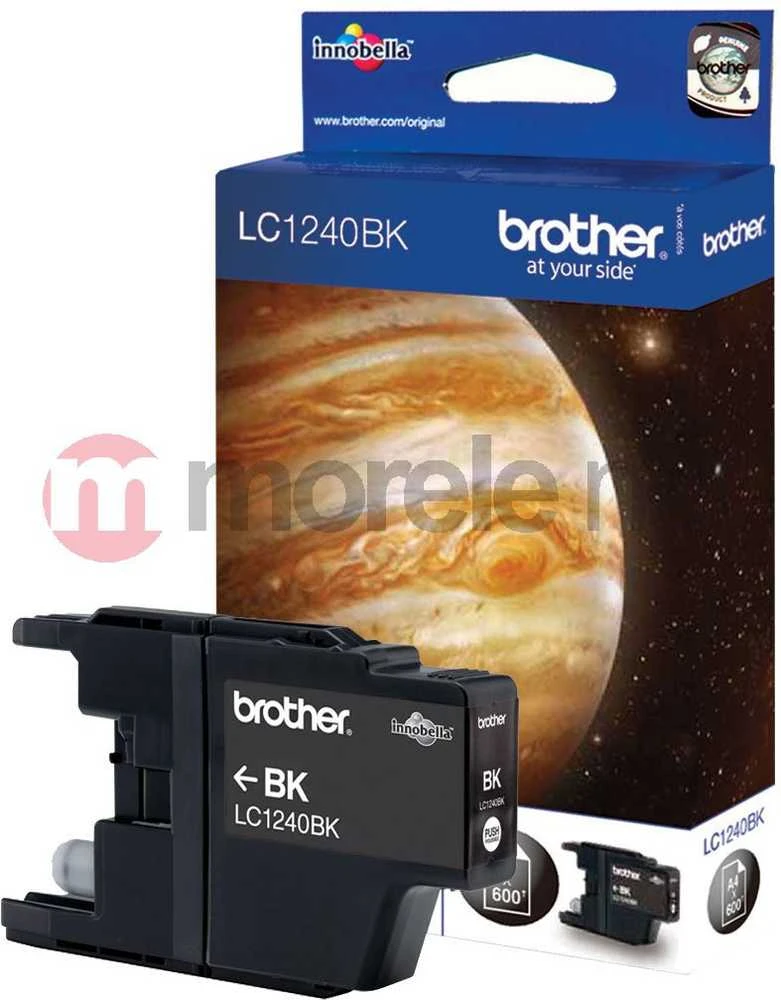 Brother LC-1240BKBP rašalo kasetė Originalus Juoda 1 vnt