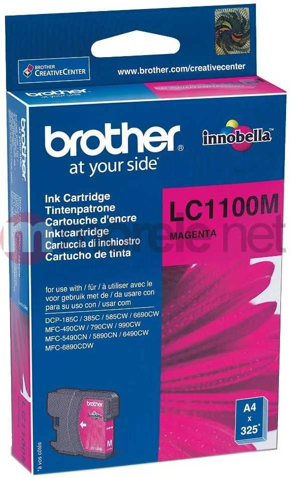 BROTHER LC-1100M TONERIS MAGENTA 325P