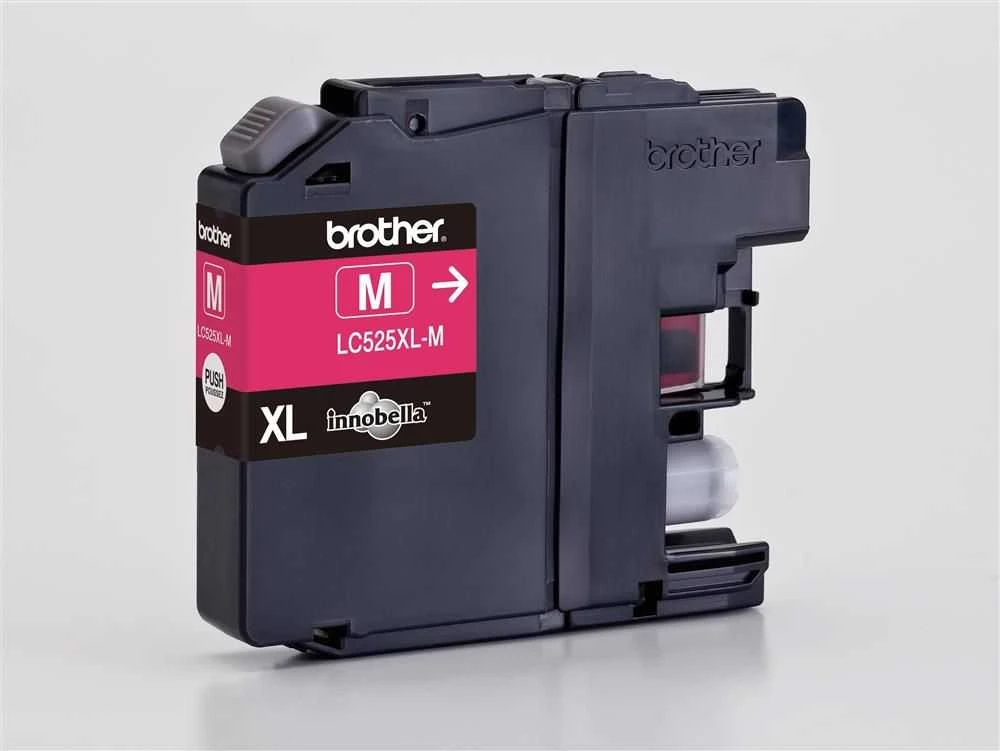Brother LC-525XLM kasetė rašaliniams spausdintuvams, tinka DCP-J100/J105, MFC-J200, Magenta 1300 psl
