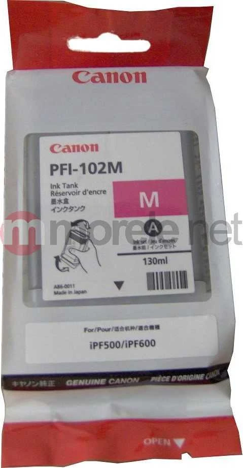 Canon PFI-102M (0897B001) Rašalinė kasetė, Purpurinė
