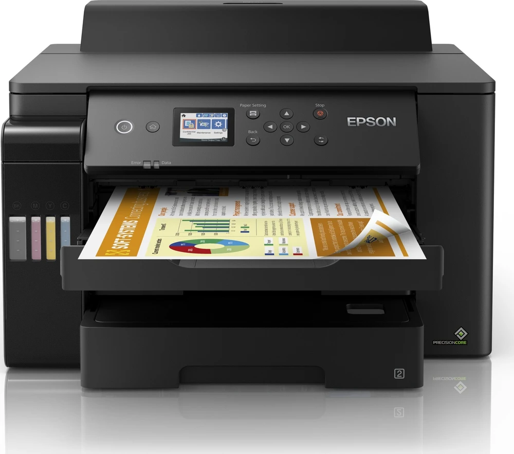 Spausdintuvas Epson EcoTank ET-16150, Tintenstrahldrucker - juodas, USB, LAN, WLAN, Duplex (Druck)