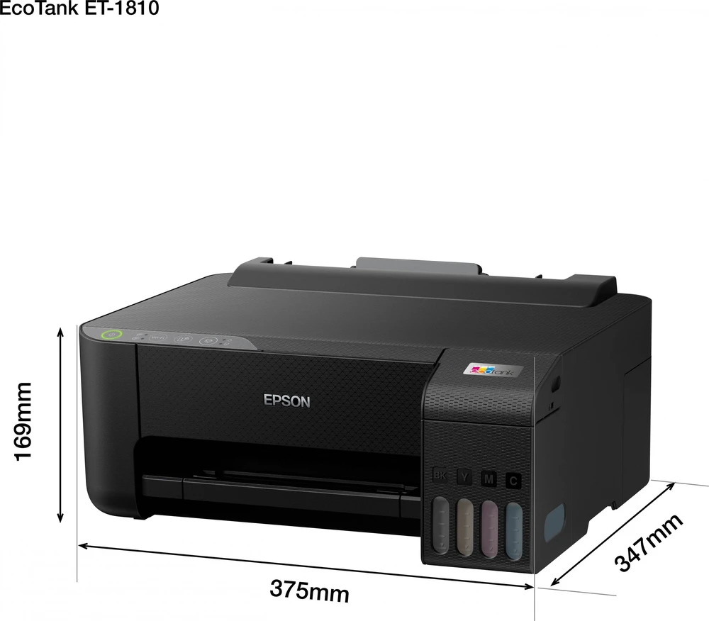 Spausdintuvas - Epson EcoTank ET-1810 Belaidis Rašalinis su 100 lapų Dėklu