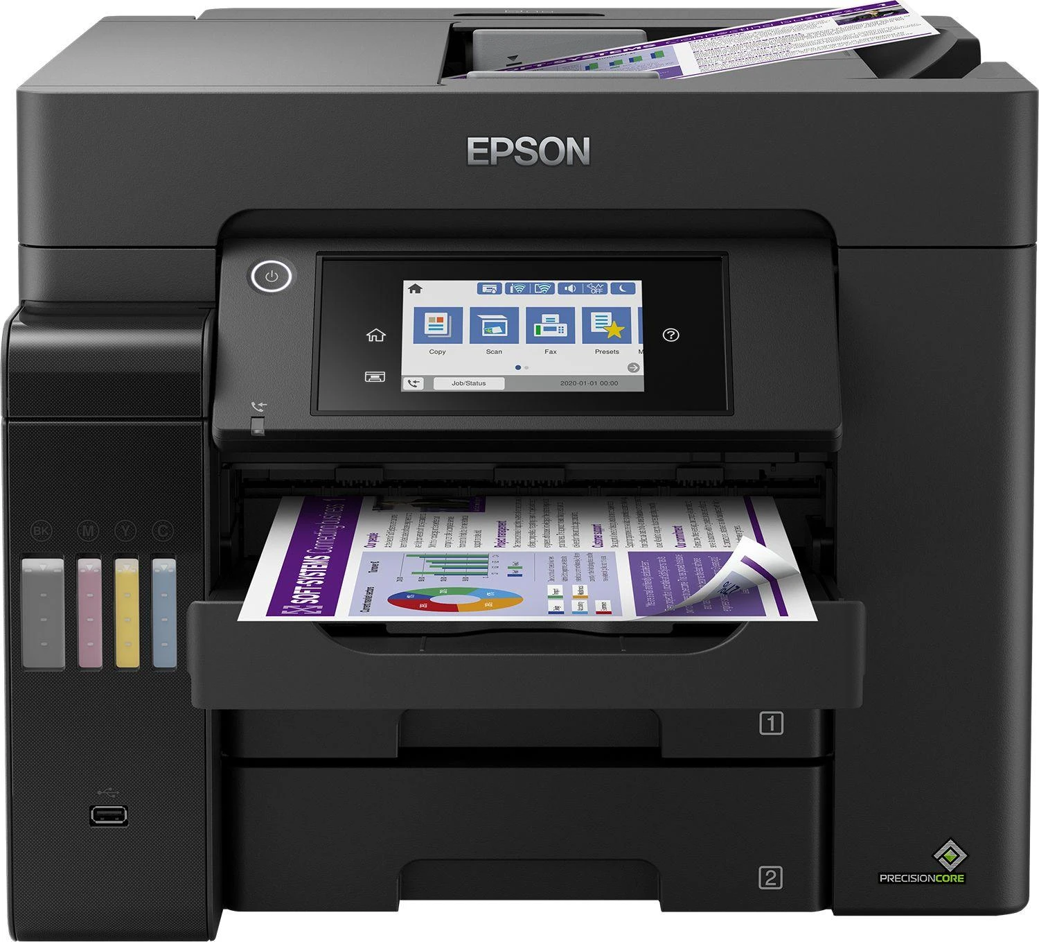 Epson | Daugiafunkcinis Spausdintuvas | EcoTank L6570 | Inkjet | Spalvotas | Inkjet Daugiafunkcinis Spausdintuvas | A4 | Wi-Fi | Juodas