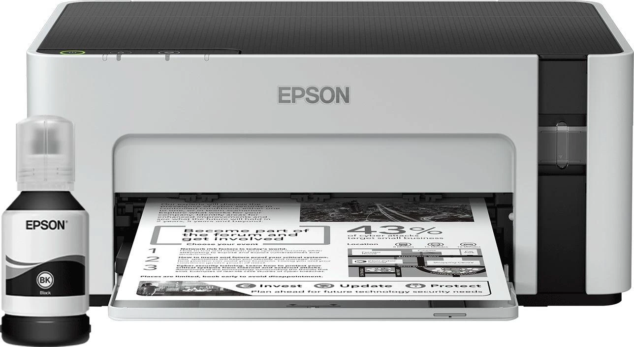 Epson | „EcoTank M1100“ | Rašalinis | Nespalvotas | Standartinis | Pilkas