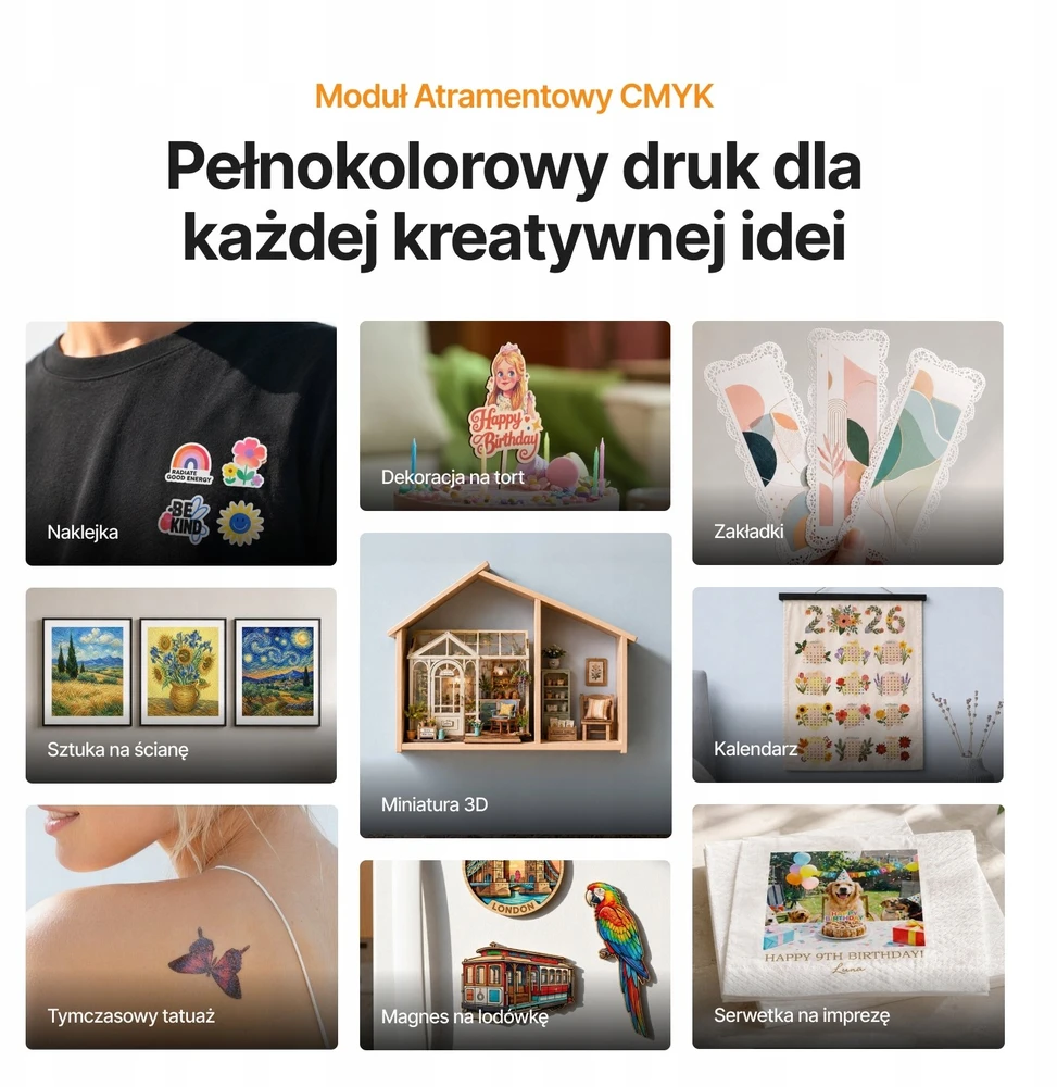Rašalinis spausdintuvas xTool M2 CMYK Inkjet Printing Module (P0102000239)
