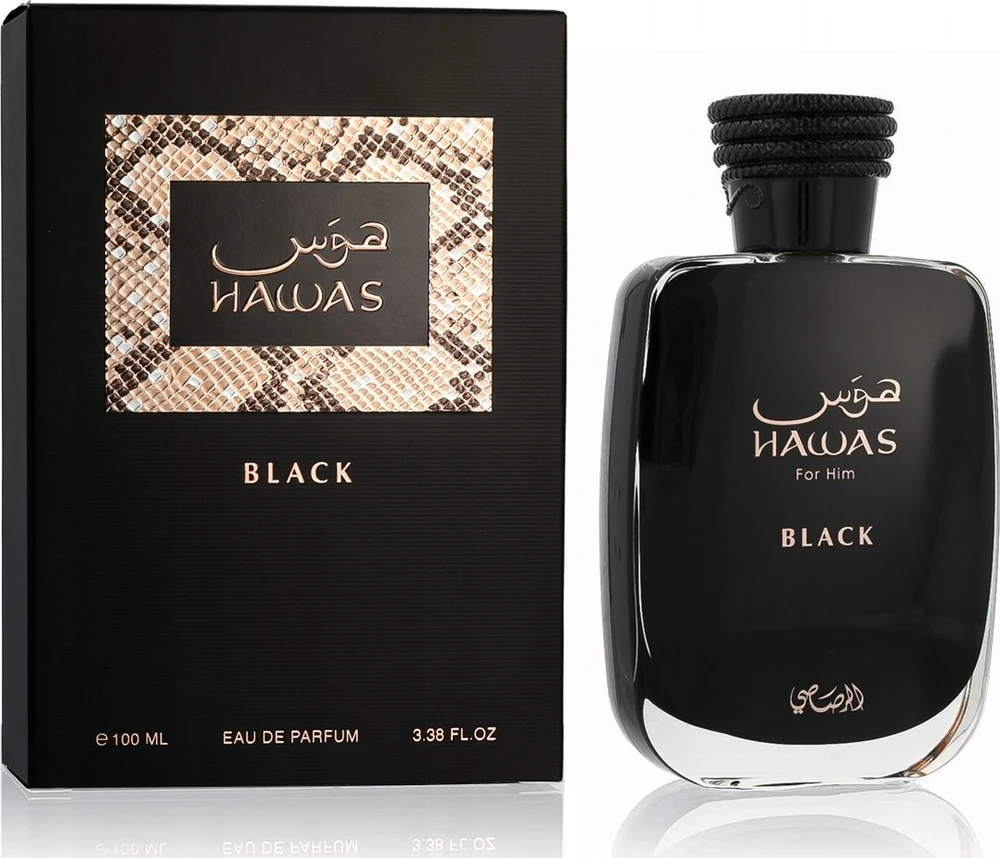 Kvepalai vyrams Rasasi Hawas Black EDP, 100 ml