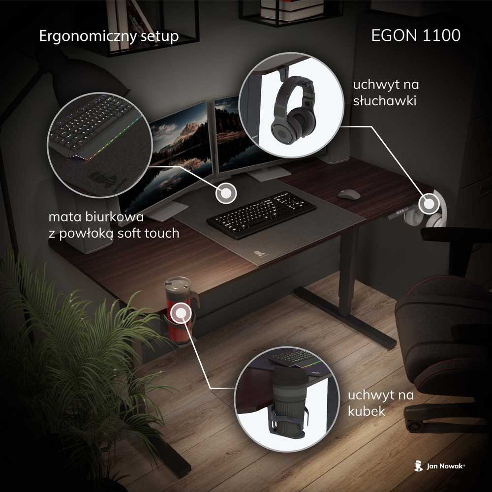 Diablo EGON 1100 riešuto-juodo spalvos