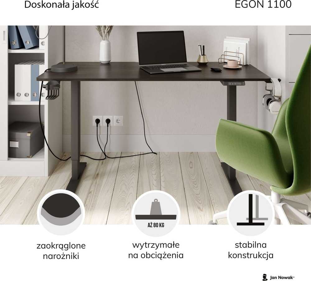 Diablo EGON 1100 riešuto-juodo spalvos