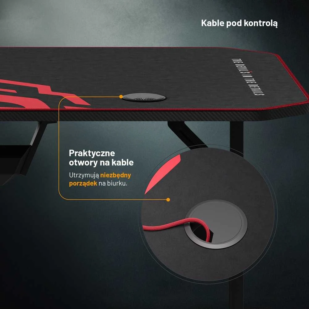 Diablo Chairs Diablo X-Mate 1400 žaidimų stalas | 1400 x 600 x 750 mm