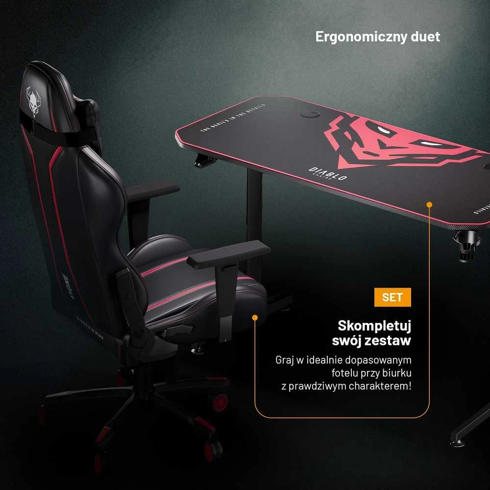 Diablo Chairs Diablo X-Mate 1400 žaidimų stalas | 1400 x 600 x 750 mm
