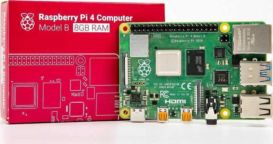 Raspberry Pi 4 B 8GB su originalia dėžute