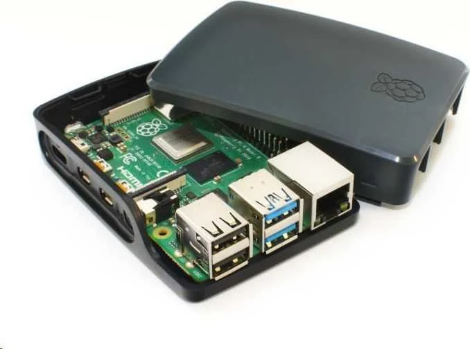 Oem Raspberry Pi Model 4B oficialus korpusas - grafitas