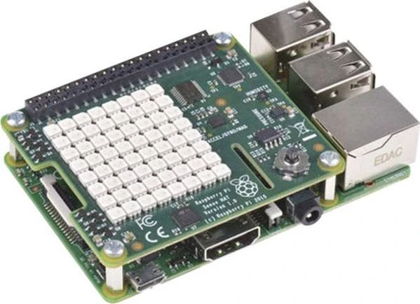 „Raspberry Pi“ modulis, praplečiantis „Raspberry Pi Sense HAT“ (RASPBERRYPI-SENSEHAT)