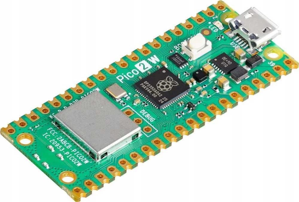 Raspberry Pi Pico 2 W mikrokontrolerio modulis