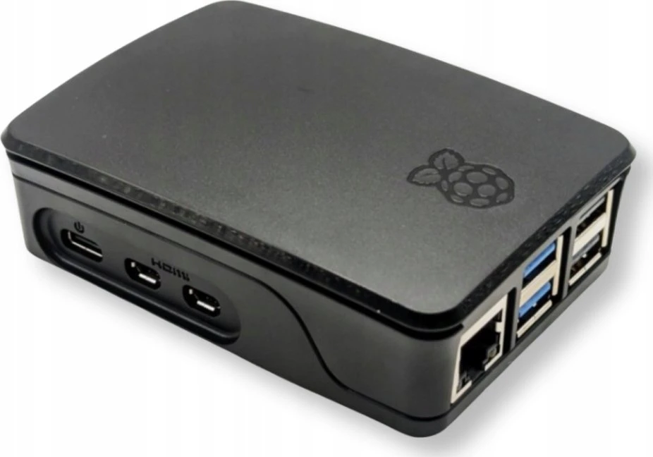 Oficialus Raspberry Pi 5 dėklas - grafitas