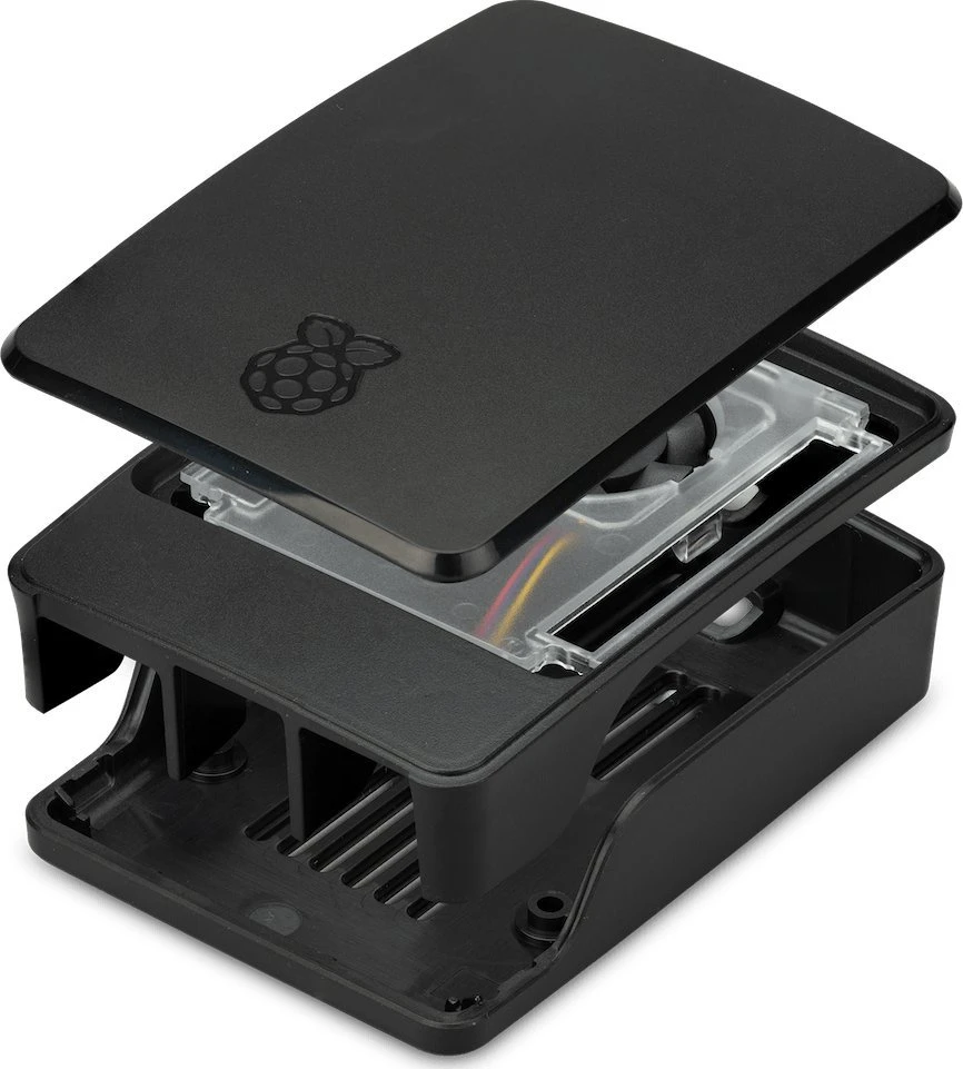 Oficialus Raspberry Pi 5 dėklas - grafitas