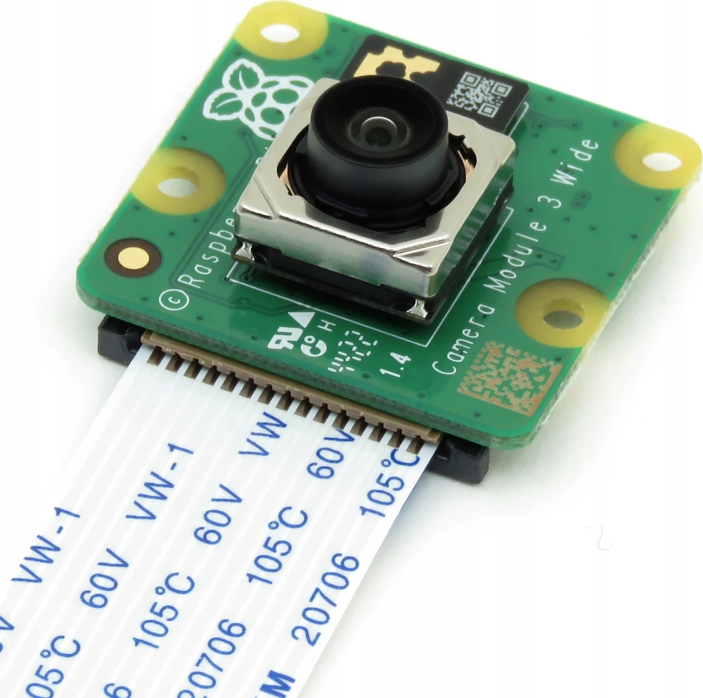 Raspberry Pi kamera HD v3 Wide 12MPx - originali Raspberry Pi kamera