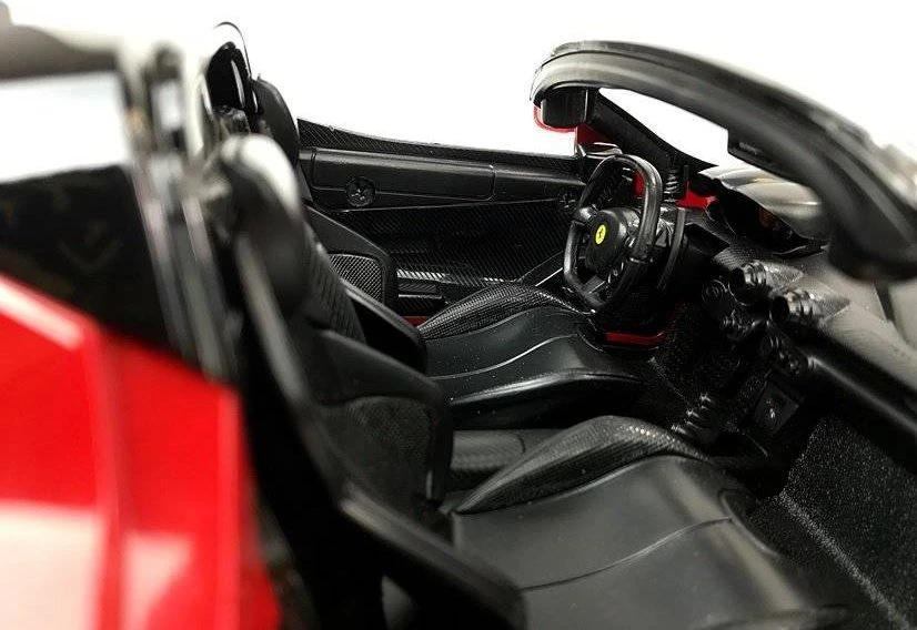 Nuotoliniu būdu valdomas 1:14 automodelis RASTAR R/C Ferrari LaFerrari Aperta, juodas