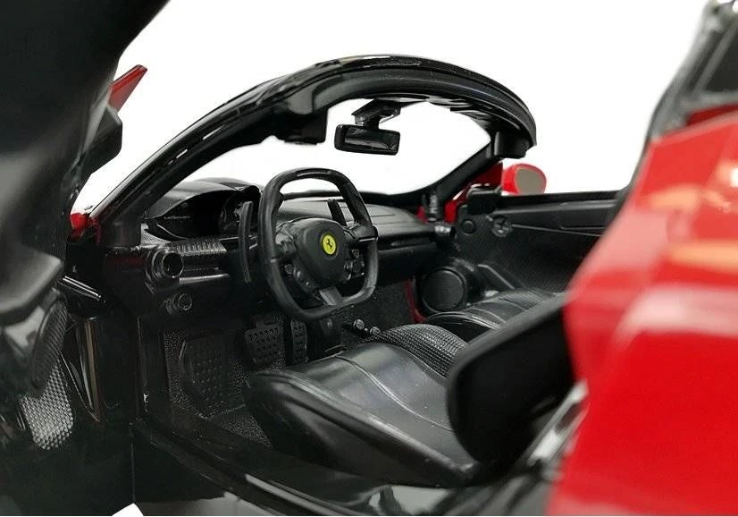Nuotoliniu būdu valdomas 1:14 automodelis RASTAR R/C Ferrari LaFerrari Aperta, juodas