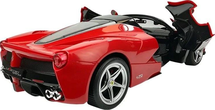 Nuotoliniu būdu valdomas 1:14 automodelis RASTAR R/C Ferrari LaFerrari Aperta, juodas