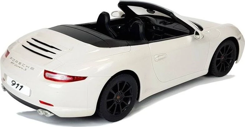Radijo bangomis valdomas automobilis Porsche 911 Carrera S Rastar 1:12 baltas