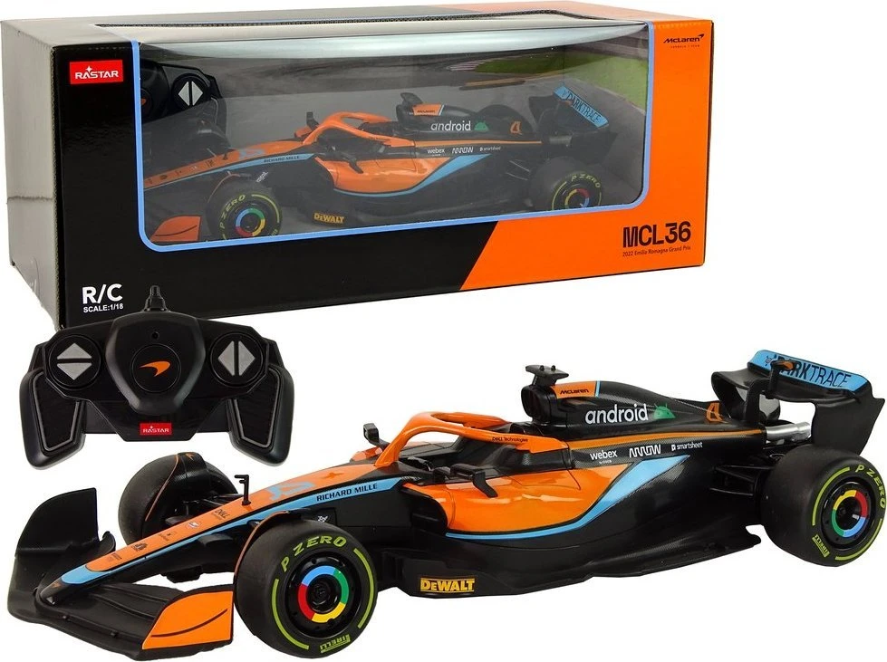 RASTAR 1:18 valdomas automobilis McLaren F1 MCL36, 93300
