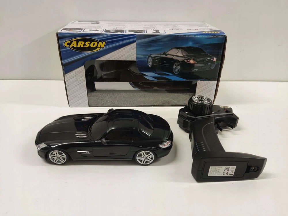 Tamiya Carson 1:24 M.-Benz SLS AMG 2,4G 100% RTR juodas